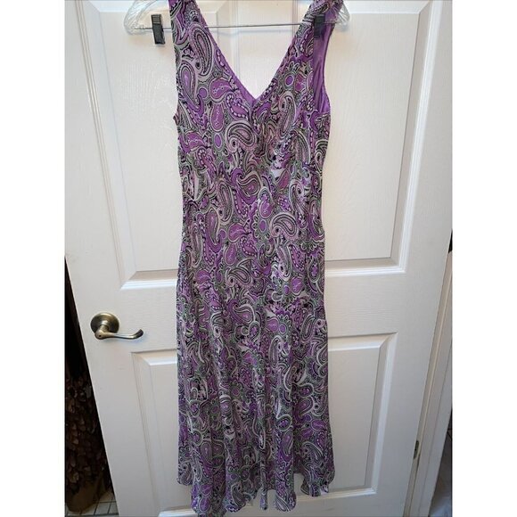 Evan Picone Dresses & Skirts - t EVAN-PICONE paisley sleeveless pullover multi color regular size dress 10